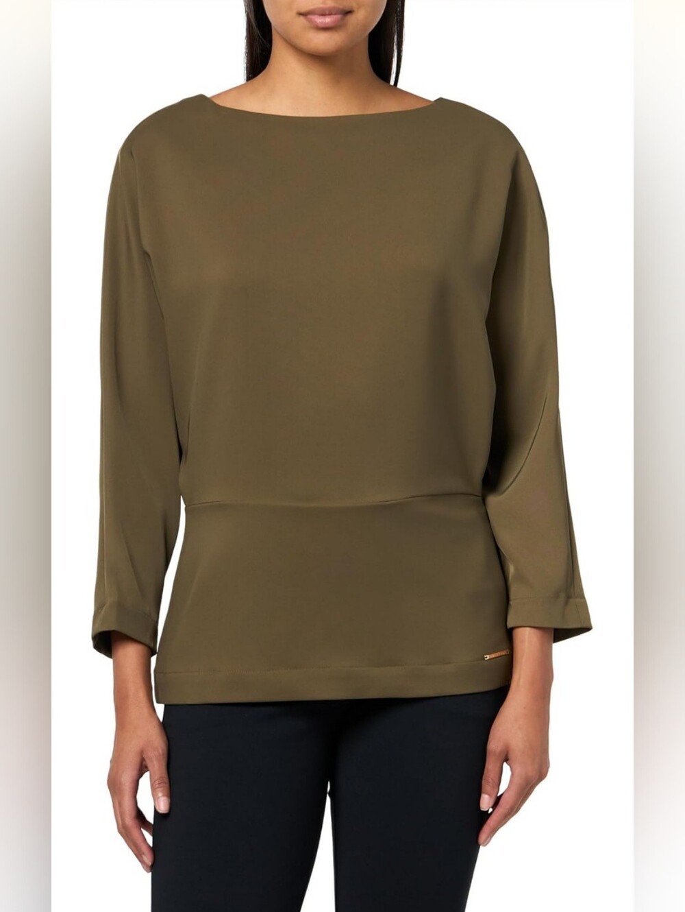 Halston Olive Top